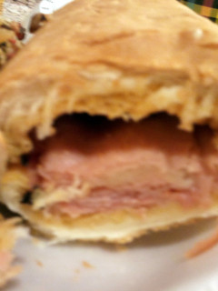 A picture of Garlic bread italian subs.