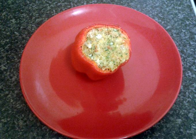 Recipe of Homemade Stuffed Red Peppers