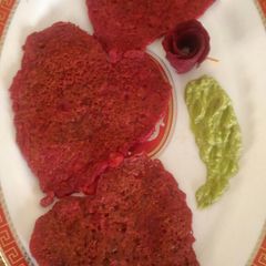 A picture of Beetroot Oats Healthy Chilla.