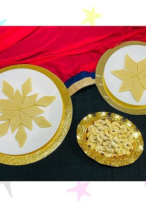 A picture of Kaju katli.