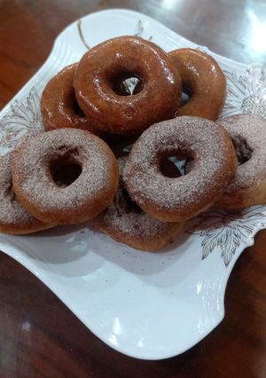 صورة لوصفة دونات القرفة