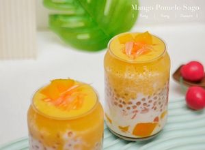 Foto resep Mango Pomelo Sago / Hong Kong Dessert 杨枝甘露