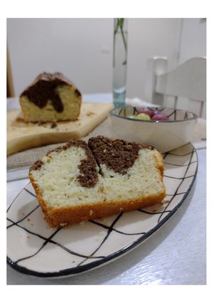 Una foto de Budín de limón y chocolate ✨