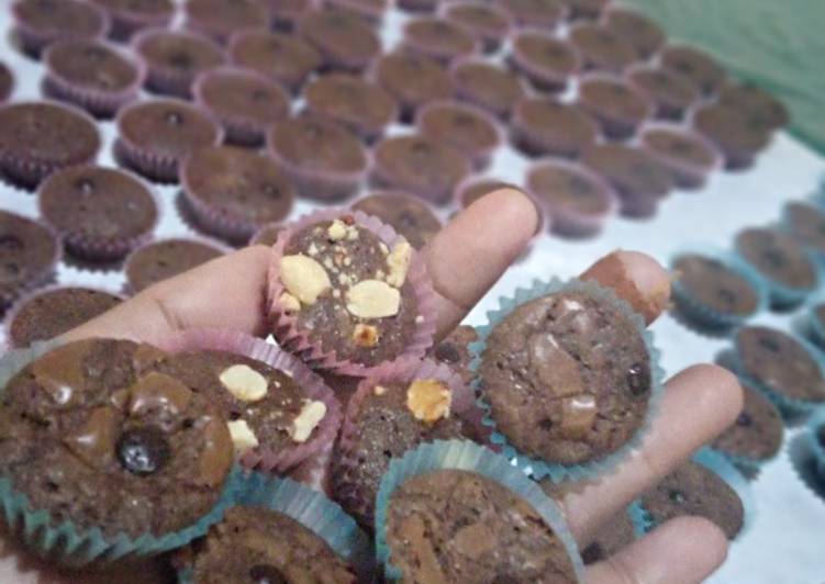 Resep Brownis cup Anti Gagal