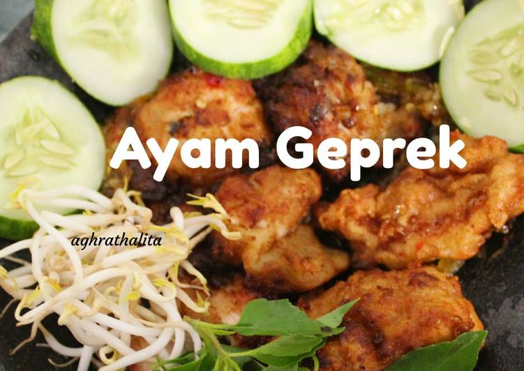 Bagaimana Membuat 9. Ayam Balur Tepung Sambal Geprek #BikinRamadanBerkesan Anti Gagal