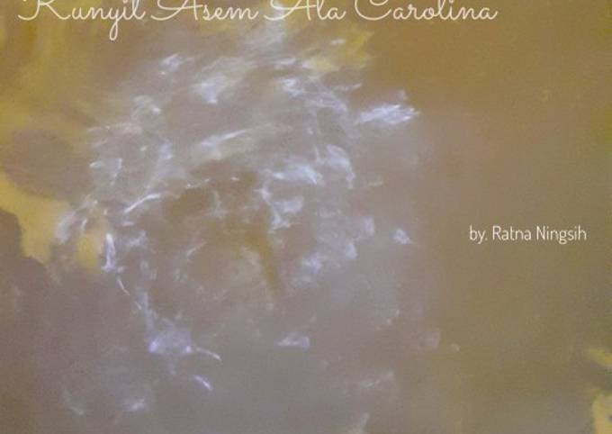 Resep Kunyit Asem Ala Carolina yang Sempurna