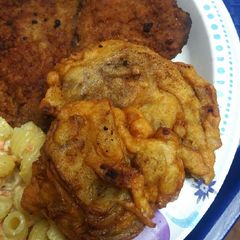 A picture of Onion Hashbrowns/Cakes.