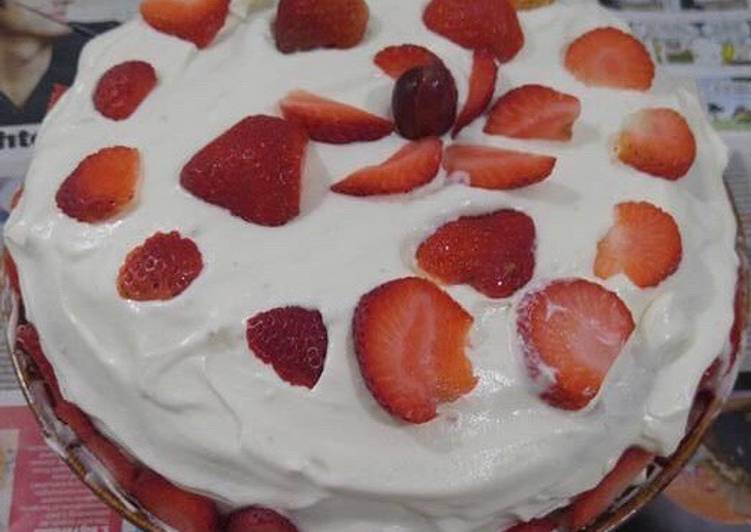 Steps to Prepare Perfect Strawberry cake