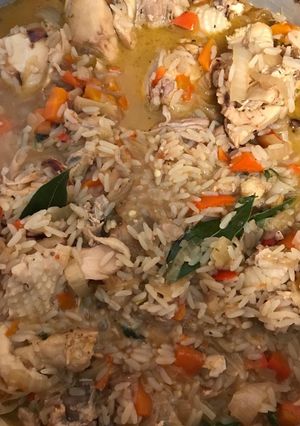 Una foto de Arroz con pollo
