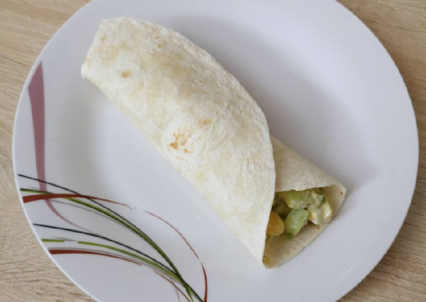 Burritos de aguacate y huevo