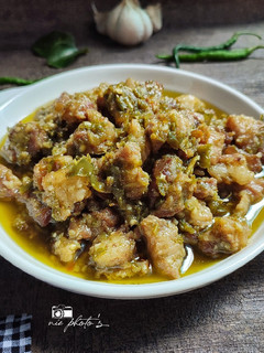 Foto resep Oseng Sengkel & Tetelan Sapi Sambal Ijo