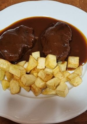 Una foto de Carrilleras de cerdo al Pedro Ximénez en olla express