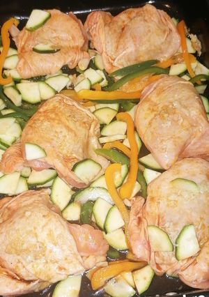 Une photo de Poulet au soja et gingembre