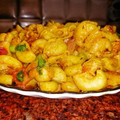 Vegetable Masala Macroni A picture of Vegetable Masala Macroni.