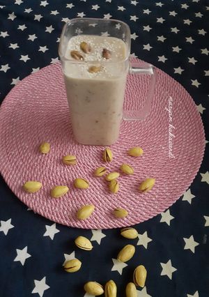 عکسی از دستور معجون موز و ارده کنجد