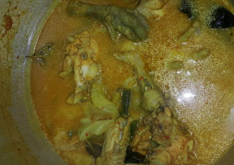 Langkah mengolah Gulai Sayur Ayam yang Lezat