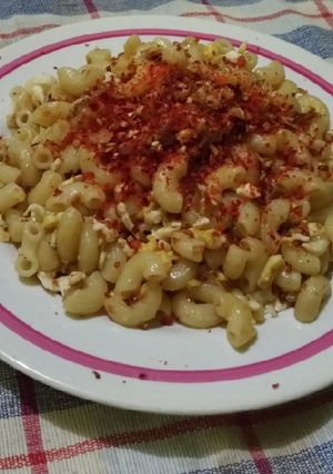 Foto resep Maklor (makaroni telor) aglio olio alakadarnya