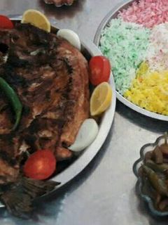 صورة لوصفة سمك مشوي على الفحم