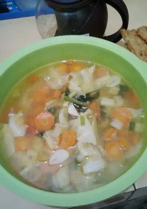 Foto resep Sup bening sayuran kesukaan nenek