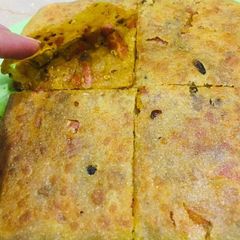 A picture of Achar wala paratha.