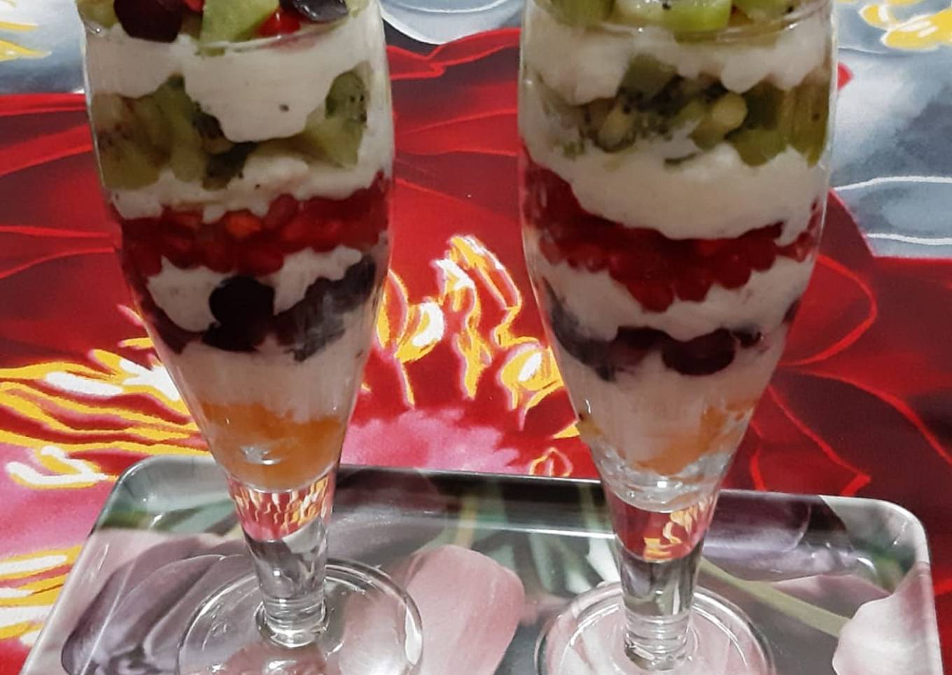 Layered Fruit Rice Kheer
