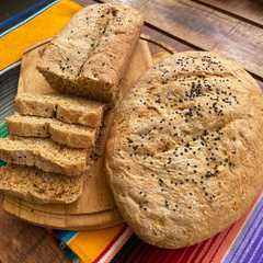 Una foto de Pan de zanahoria integral con semillas 🥕🍞