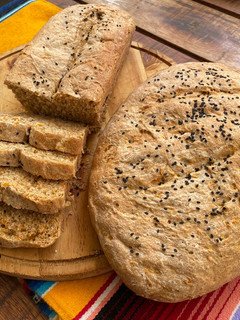 Una foto de Pan de zanahoria integral con semillas 🥕🍞
