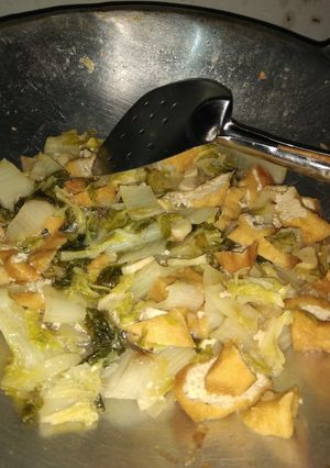 Foto resep Tumis Sawi Tahu Non Spicy