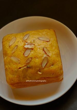 A picture of Gajar Halwa Cake.