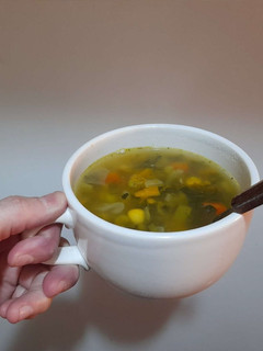 Una foto de Sopa de Verduras Casera