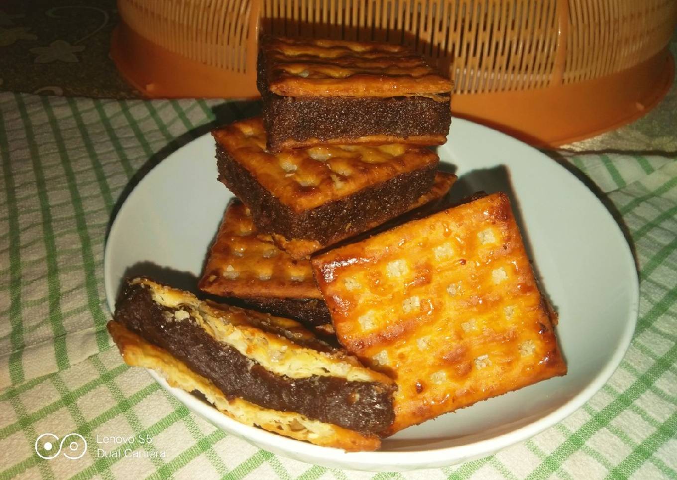 Sandwich gabin vla coklat susu (ekonomis)