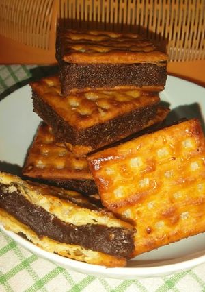 Foto resep Sandwich gabin vla coklat susu (ekonomis)