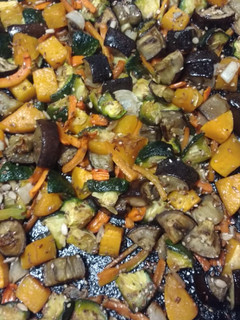 Una foto de Guarnición de vegetales al horno