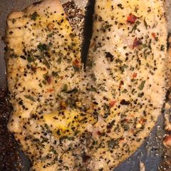 A picture of Perfect Seasoned Tilapia for salad or veggie wraps.