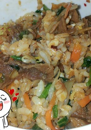 韓式拌飯 的食譜成品照片