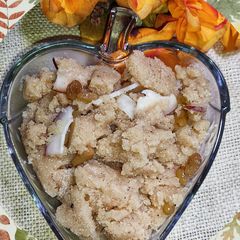 A picture of Suji Ka Halwa.
