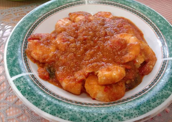 Udang saos Padang 🌶️