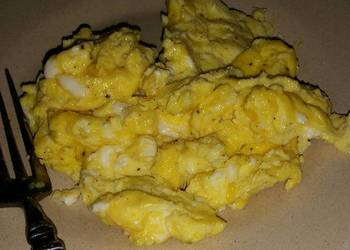How To Serving Recipe Scrambled Eggs Most Delicious