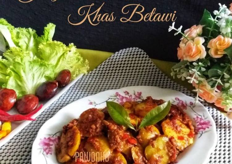 Resep 331.Jengkol Balado Khas Betawi yang Lezat