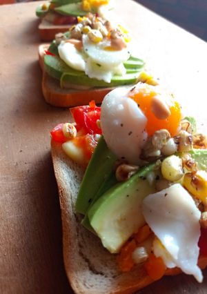 Una foto de Tostadita de huevo