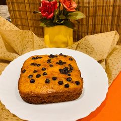 A picture of Eggless Orange Cake.