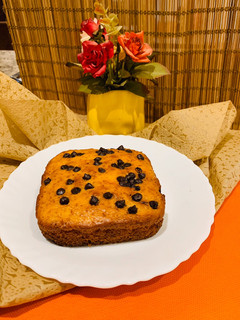 A picture of Eggless Orange Cake.