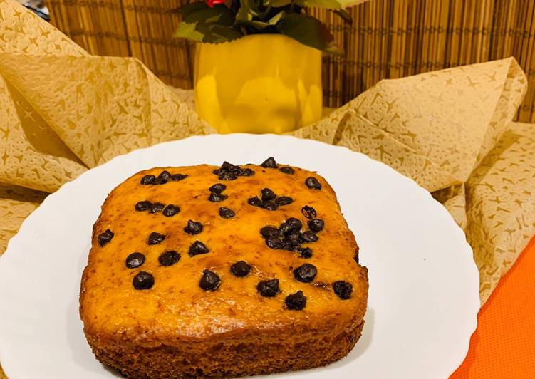 Eggless Orange Cake