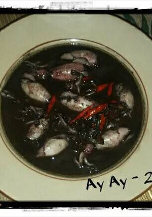 Foto resep Cumi masak hitam pedas