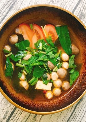 Hình của món Canh Chua Rong Biển.