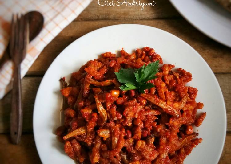 Cara Cepat Di RumahBalado Kering Tempe Teri Kacang #BikinRamadanBerkesan