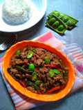 #Tumis jeroan ayam petai pedas