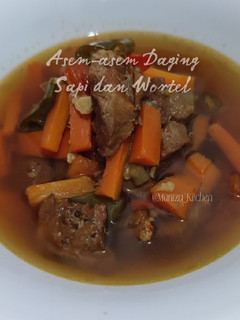 Foto resep Asem-asem Daging Sapi dan Wortel