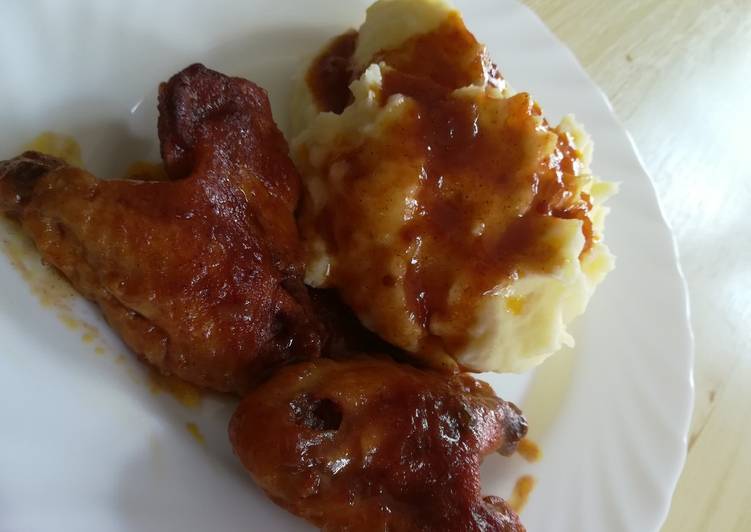 Sörös-ketchupos mézes csirkeszárny🍺🍅🐔