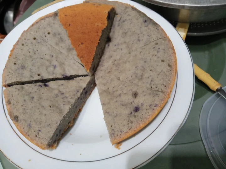 Langkah Mudah untuk Menyiapkan Resep Bolu Ubi Ungu dengan rice cooker yang Uenak Anti Ribet, Sempurna